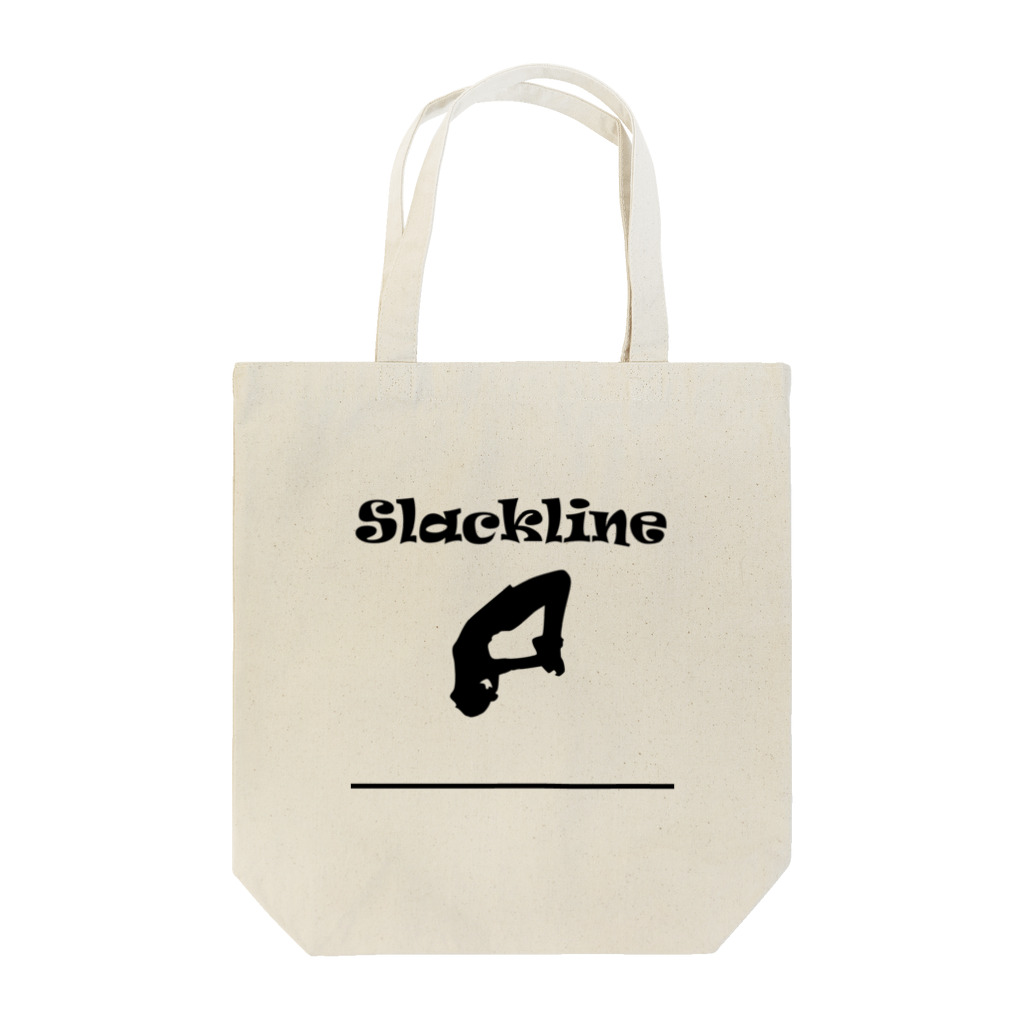 SLACKLINE HUB(スラックライン ハブ)のスラックライン(フリップ) トートバッグ