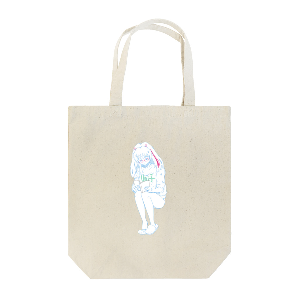 へびもぐらストアーのOni子ちゃん読む Tote Bag