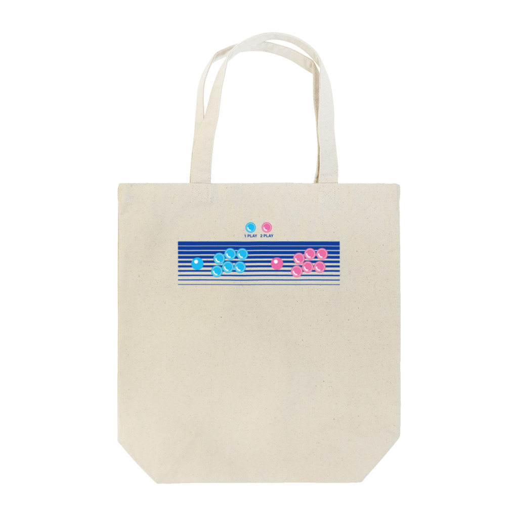 RETRO GAME LOVERのアーケードゲームコンパネ（水色/ピンク） Tote Bag
