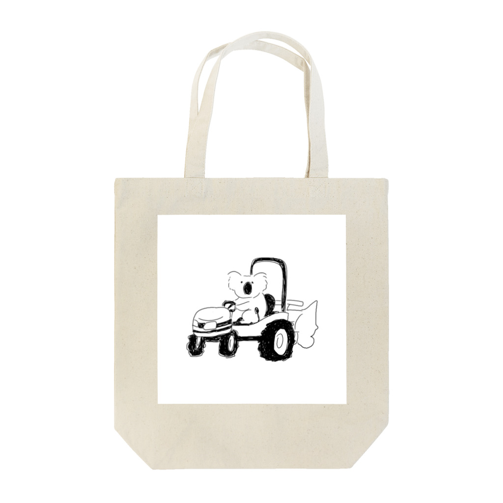 はなのコアラ オン ザ トラクター Tote Bag