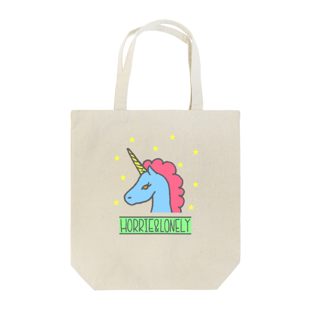 MY LONELY SPACEのSweet Dream Unicorn (Blue) Tote Bag