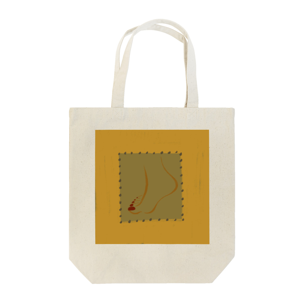 デミのASHI YELLOW Tote Bag