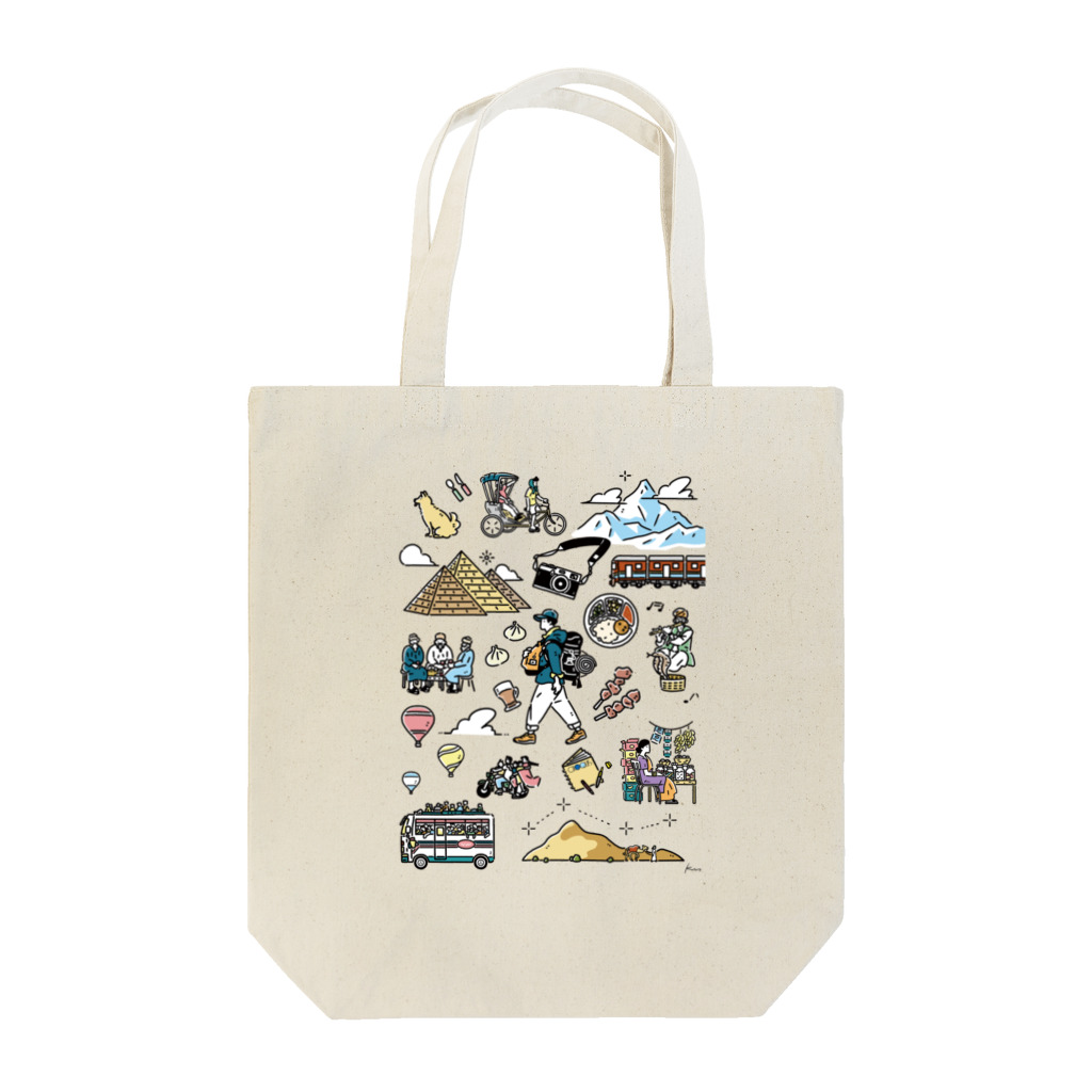 KEITA MIZUTANIのaround the world  Tote Bag