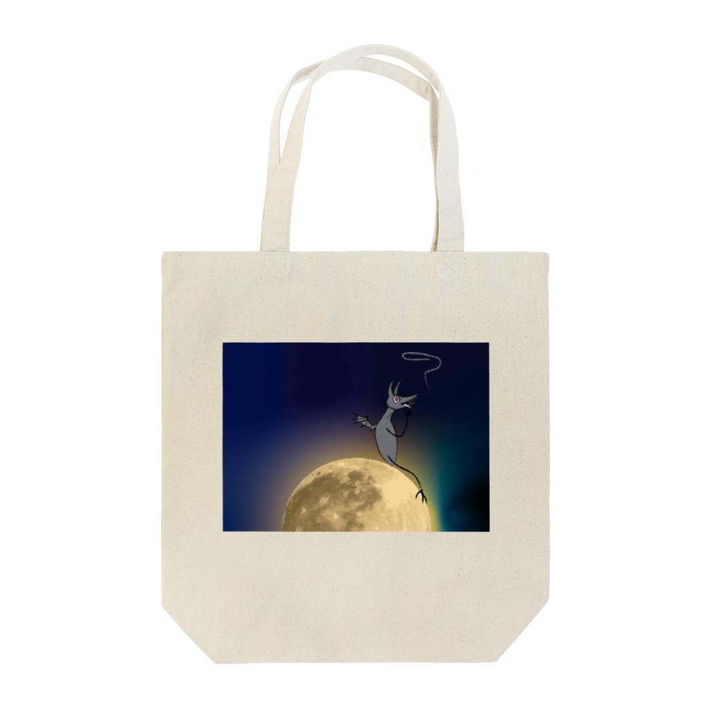 山羊頭の「夜潤」　スモーキー君　 Tote Bag