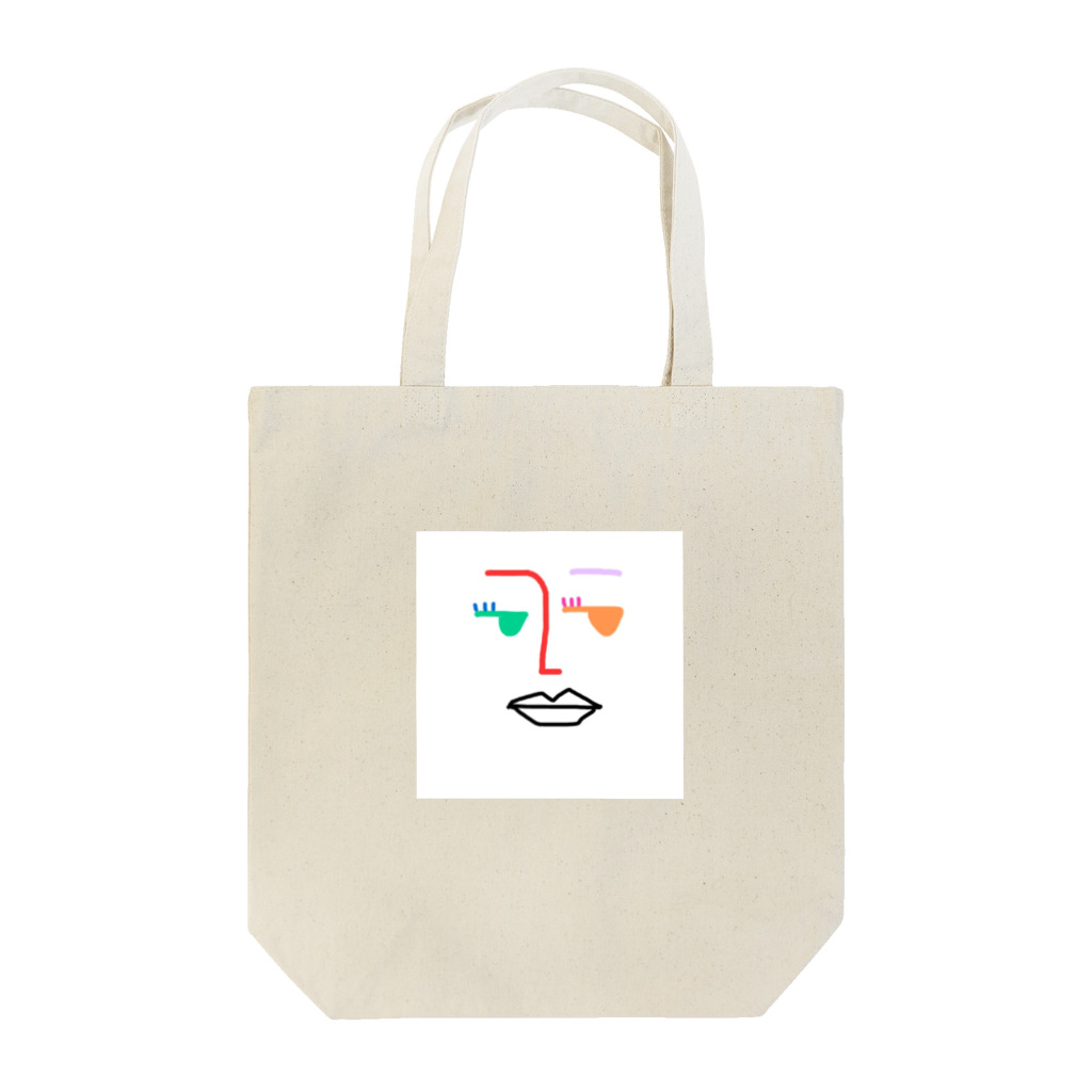 Komachingのカラフルな顔 Tote Bag