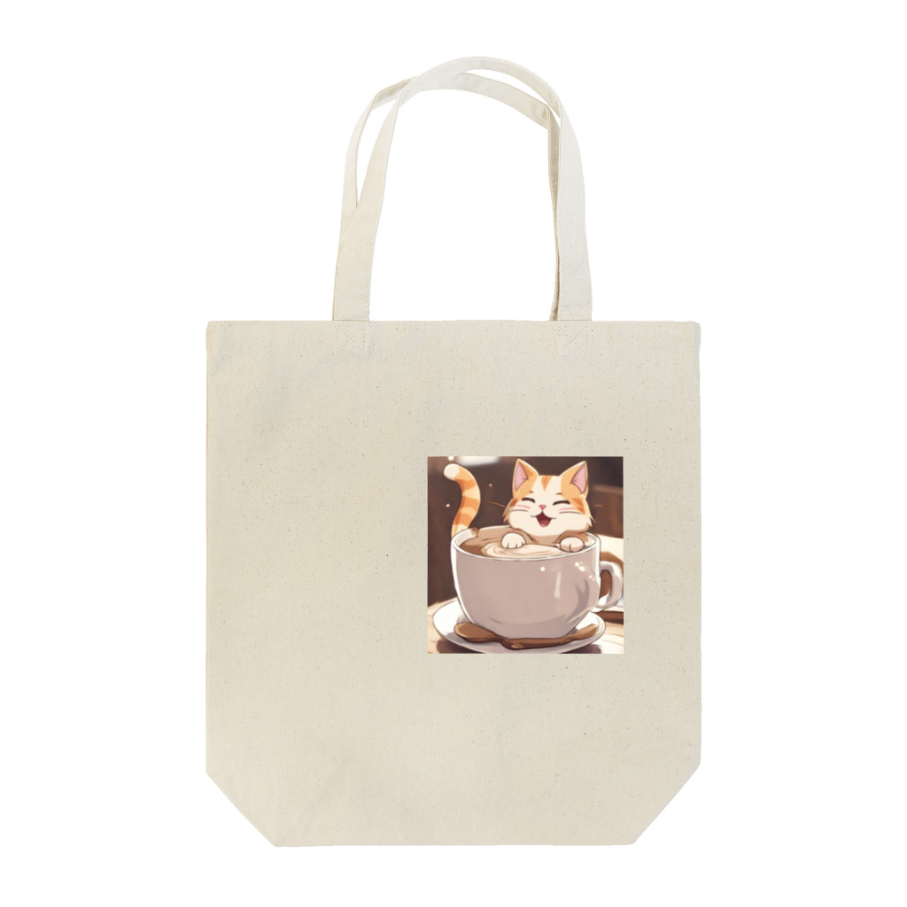 カプチーノ猫🐱のカプチーノ猫 トートバッグ