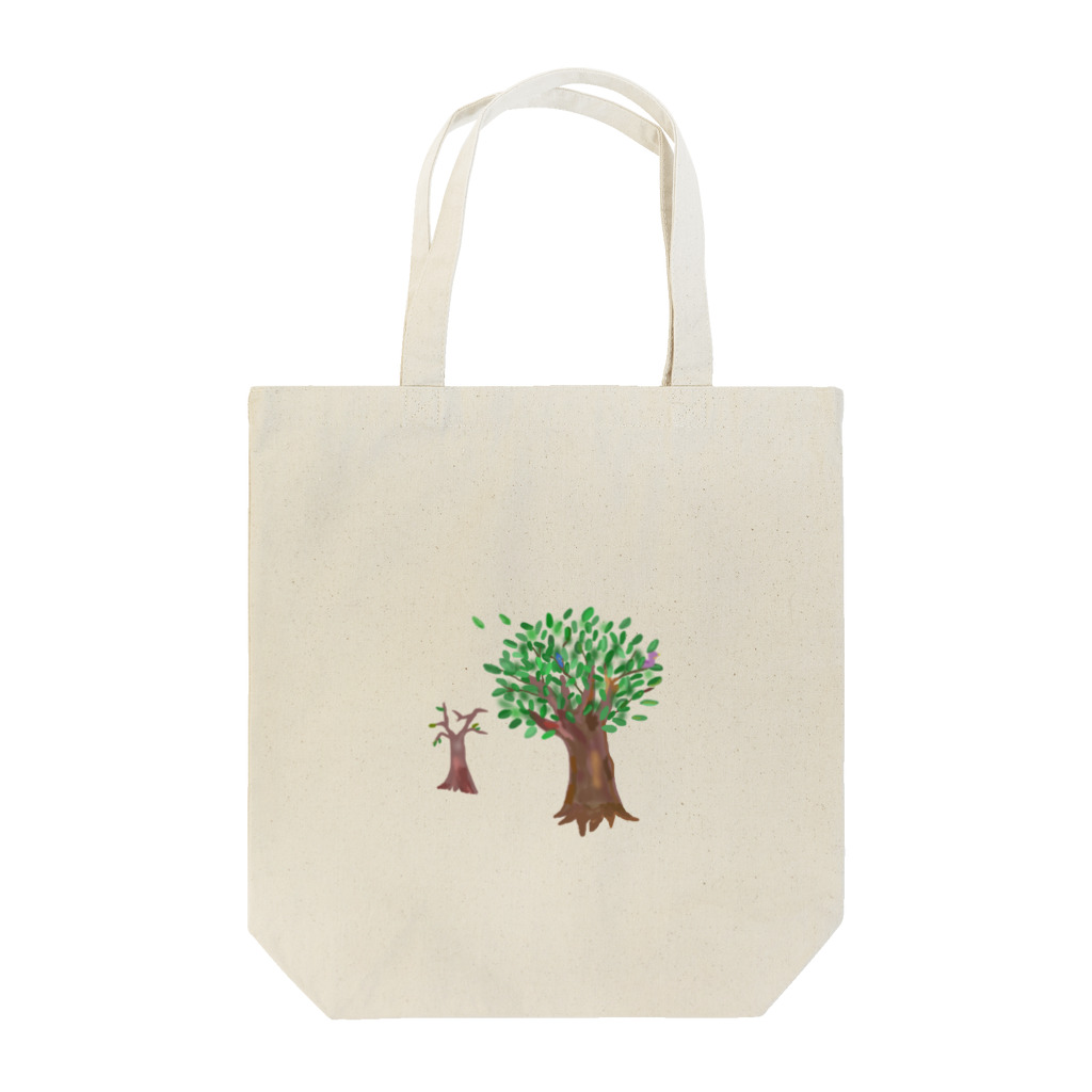 cobadiyのことわざシリーズ「寄らば大樹の陰」 Tote Bag