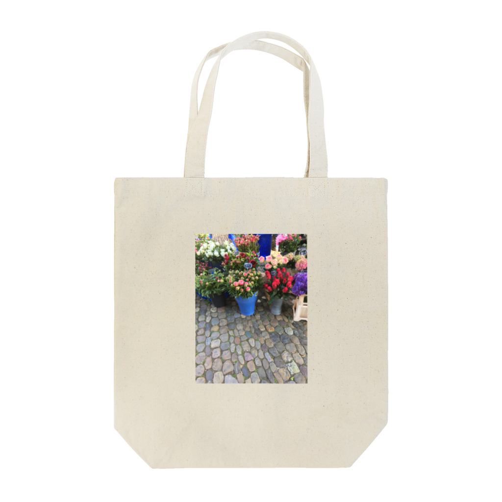 Hotateの朝市の道ばたとお花 Tote Bag