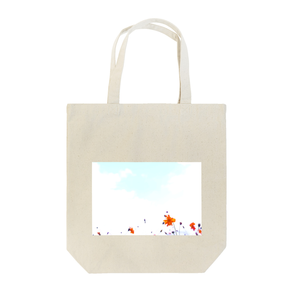 I.,Akaneの秋桜と空 Tote Bag