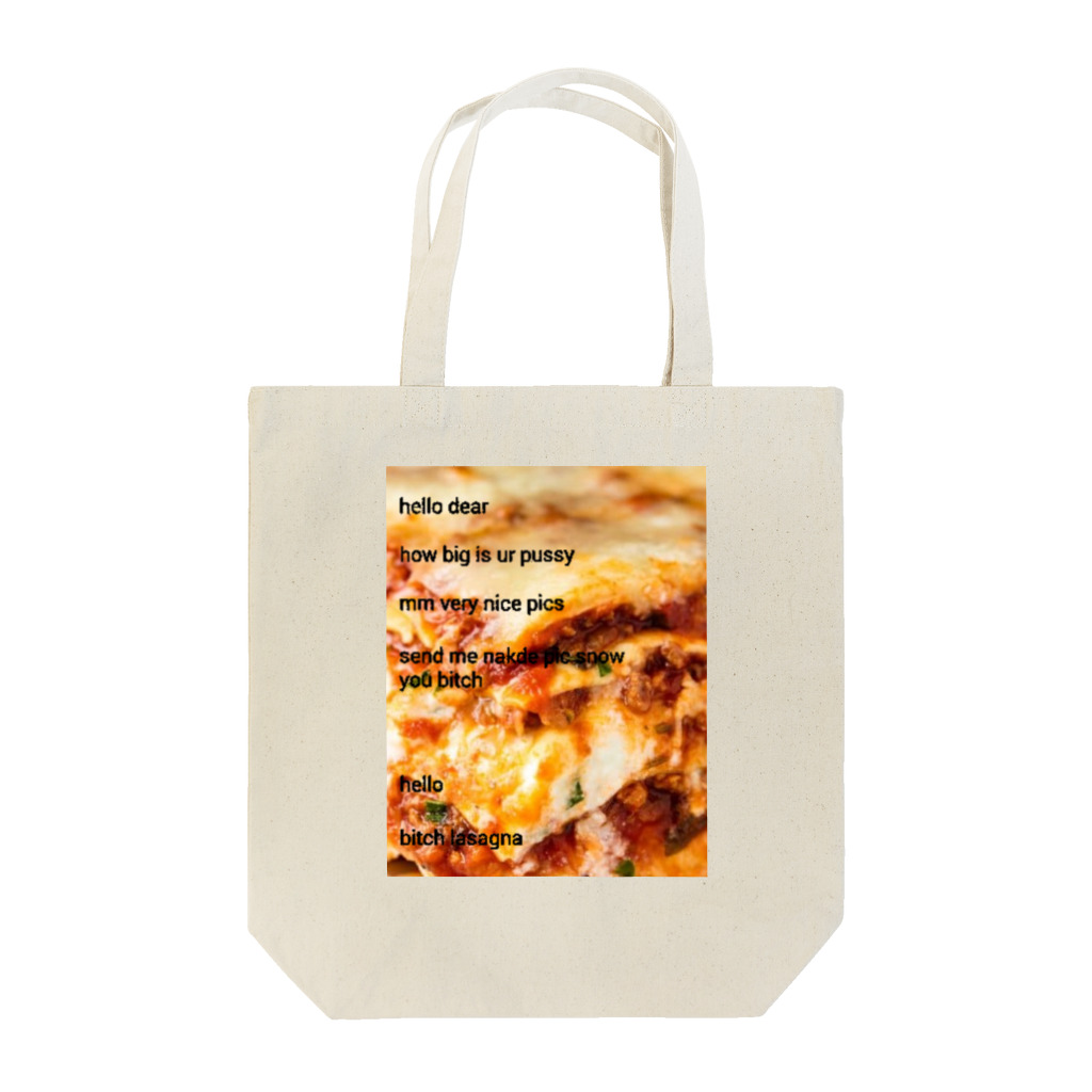 URGEのbitch lasagna Tote Bag