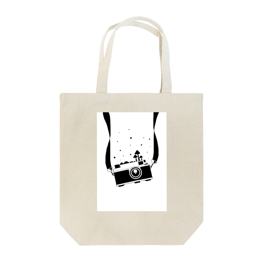 hagiKIRIEのきのこカメラ Tote Bag