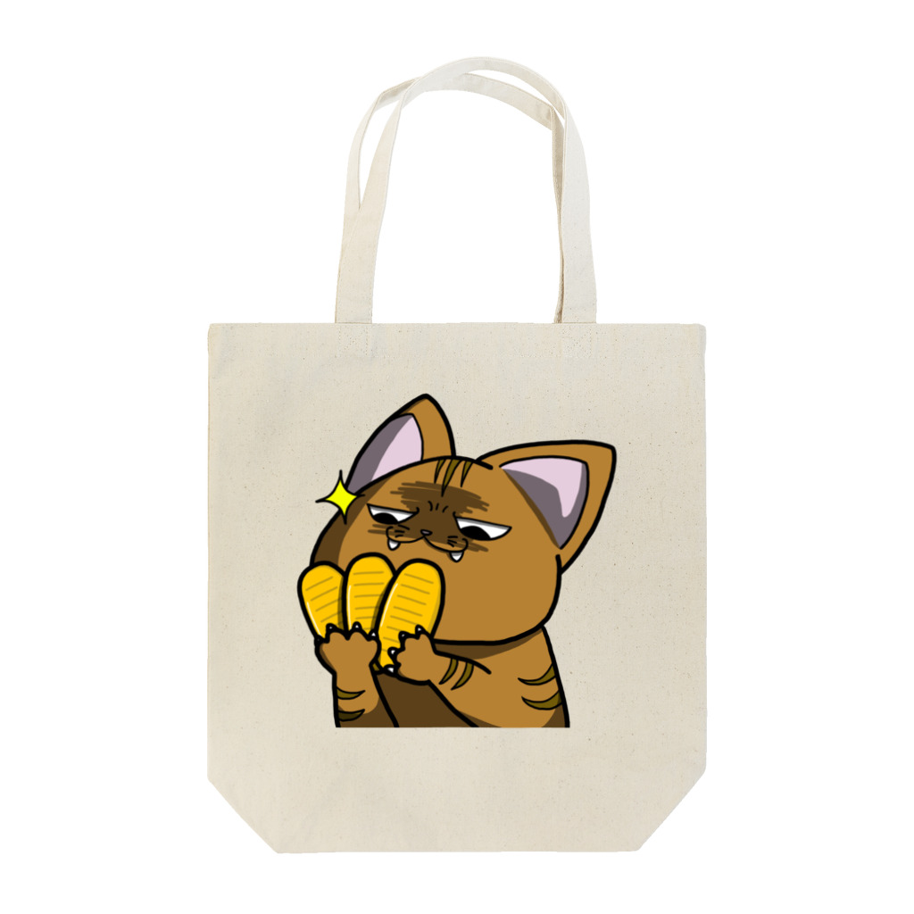 思う屋の価値の分かる猫 Tote Bag