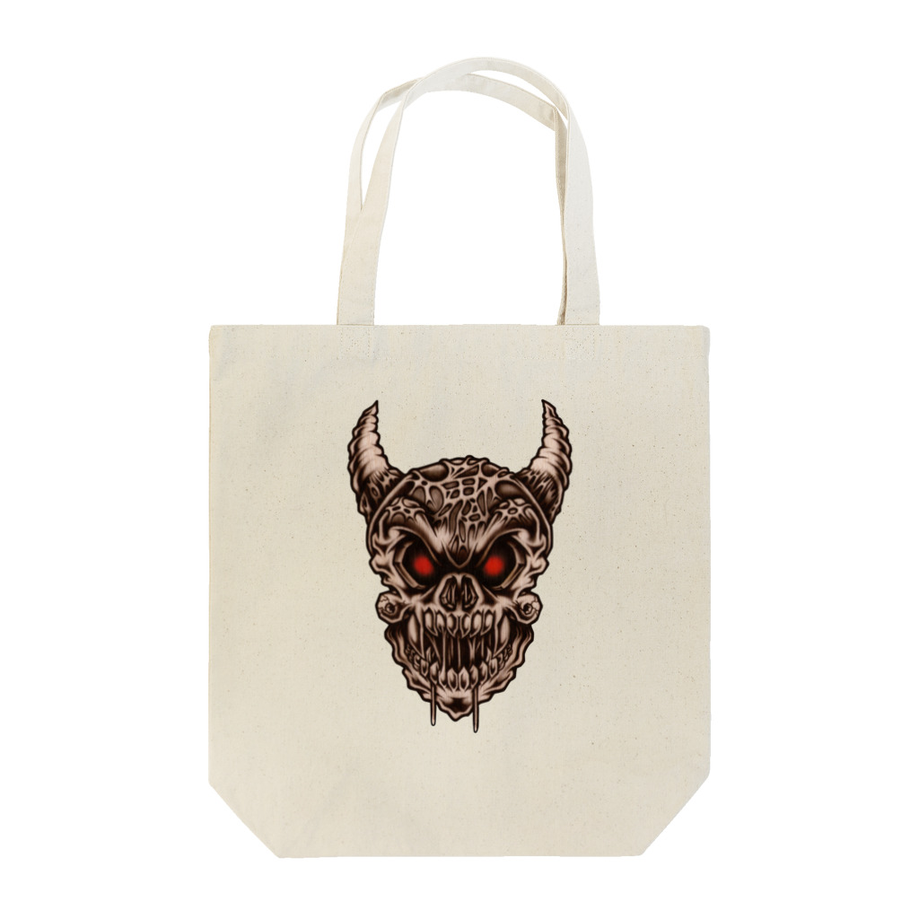 TOMOKUNIの鬼スカル Tote Bag