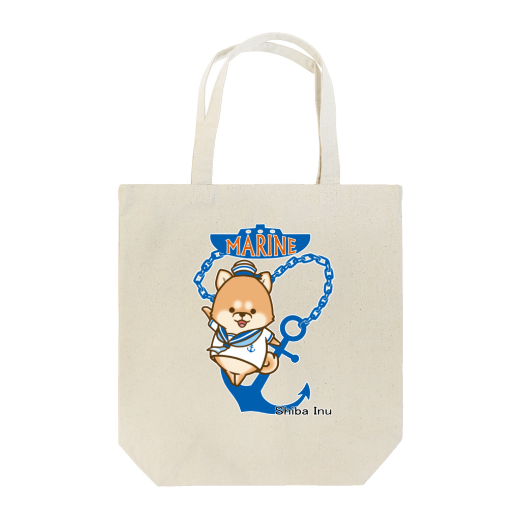 ラクガキメイトの柴犬　マリンルック Tote Bag