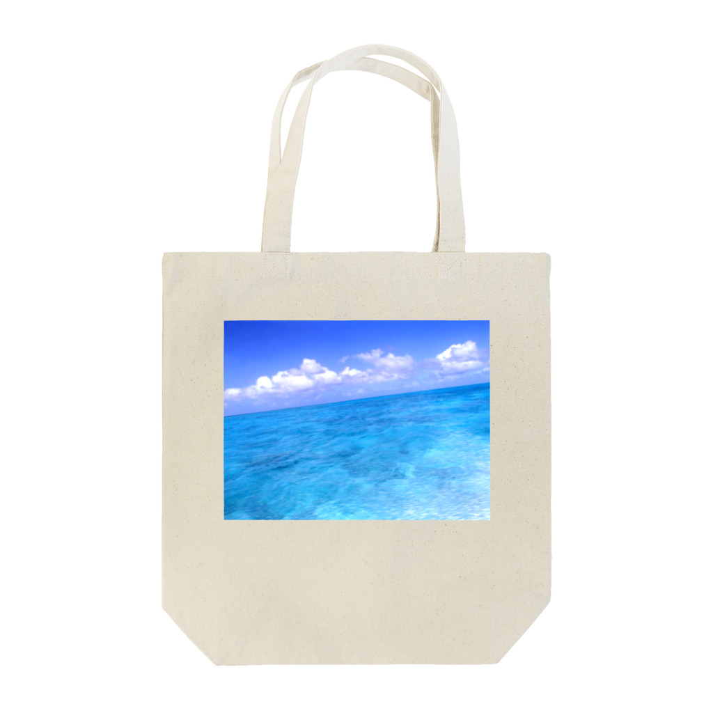 LIKE A ROLLING BALLの果てしない海の色 Tote Bag