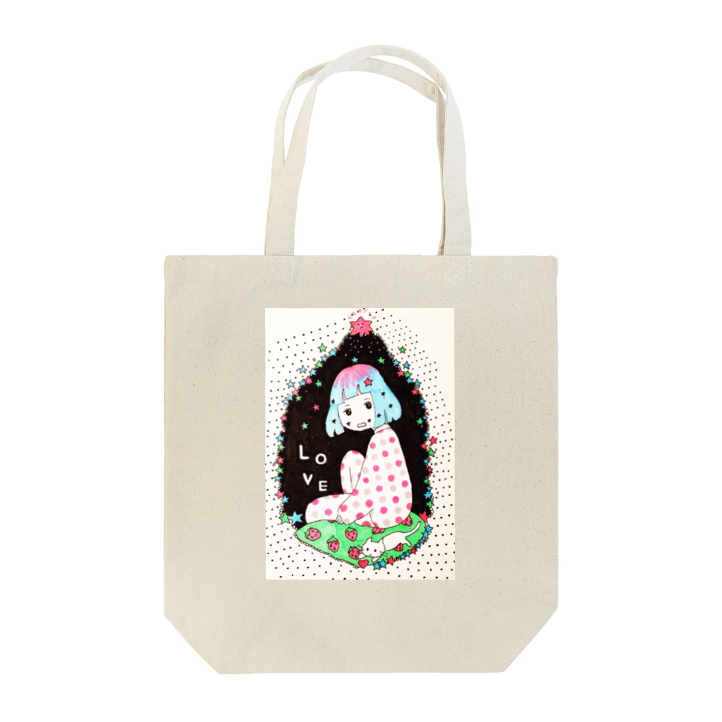 しずくの星の夢(L・O・V・E) Tote Bag