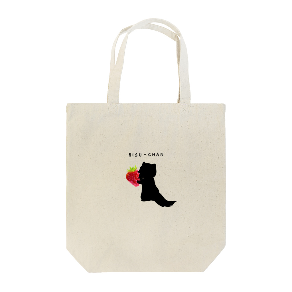 四色アペンド＋のりすちゃんシルエット Tote Bag