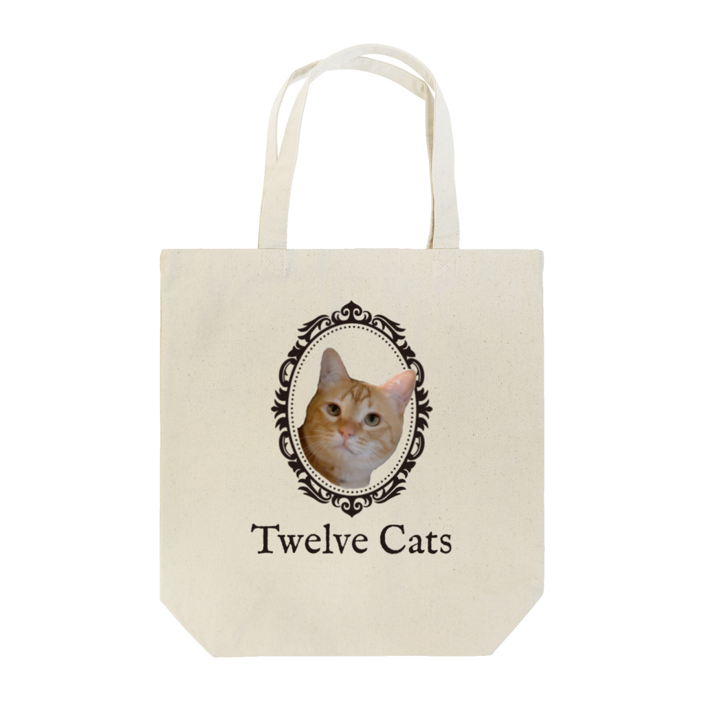 Twelve Catsのエンブレム トートバッグ