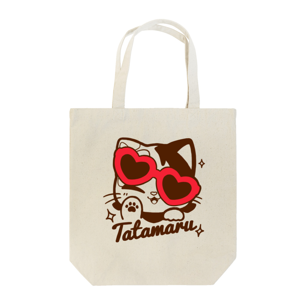 たたまるのおみせのEnjoy Tatamaru 赤 Tote Bag