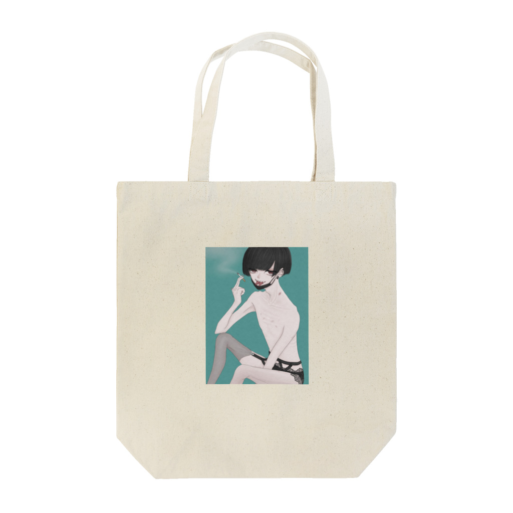 纈珠✝︎のびじん Tote Bag