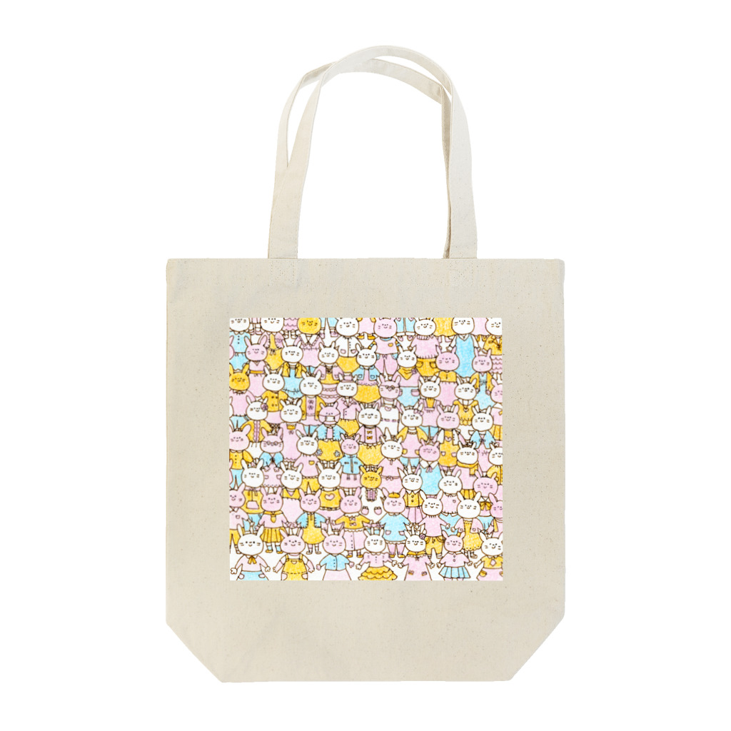 とりこ(torico)のうさぎちゃん！ Tote Bag