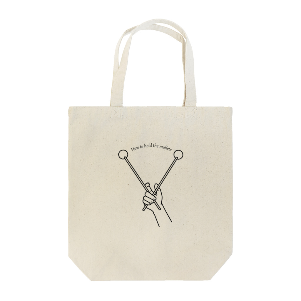 OhashiのHow to hold the mallets Tote Bag