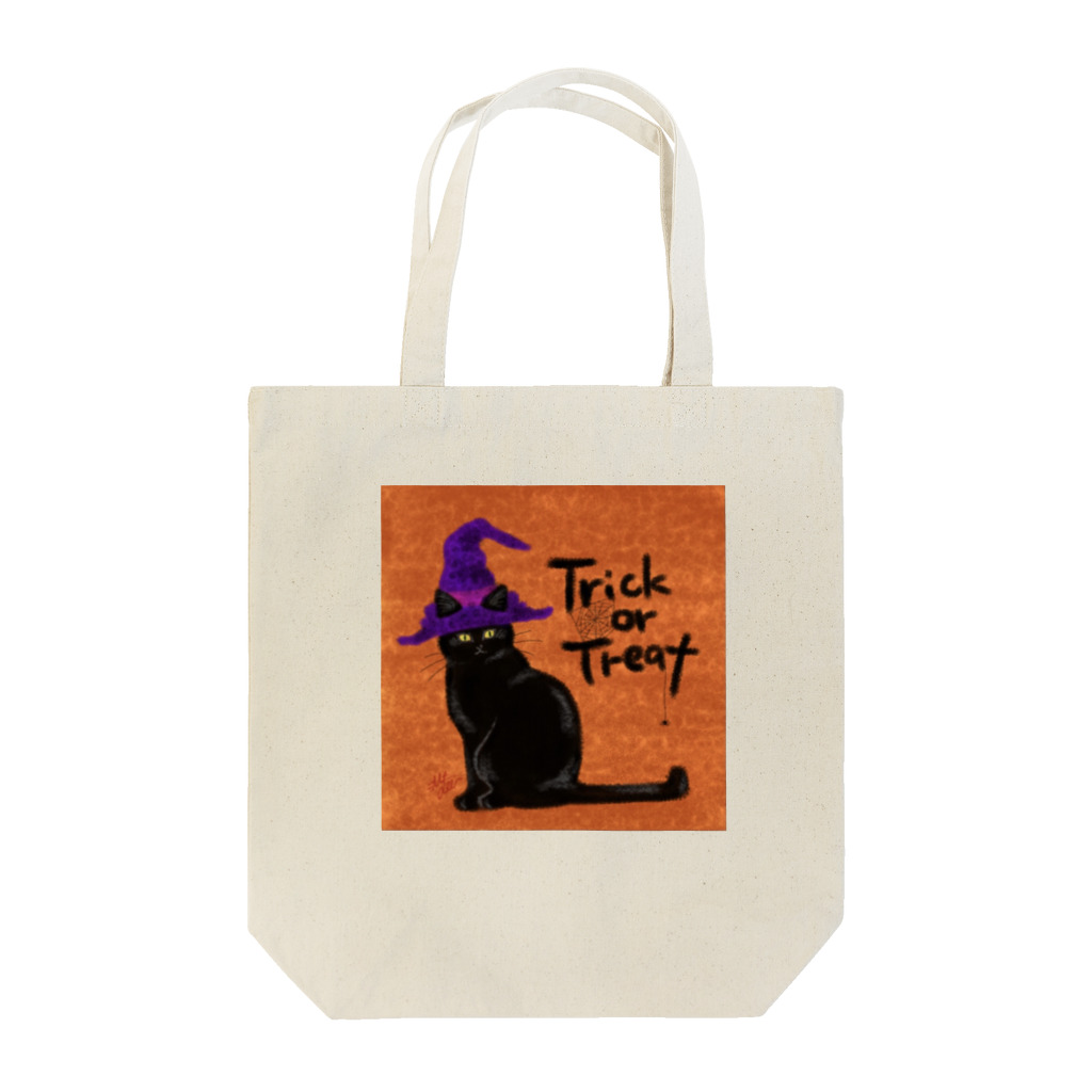 ねこねこ堂の黒猫　TRICK OR TREAT Tote Bag