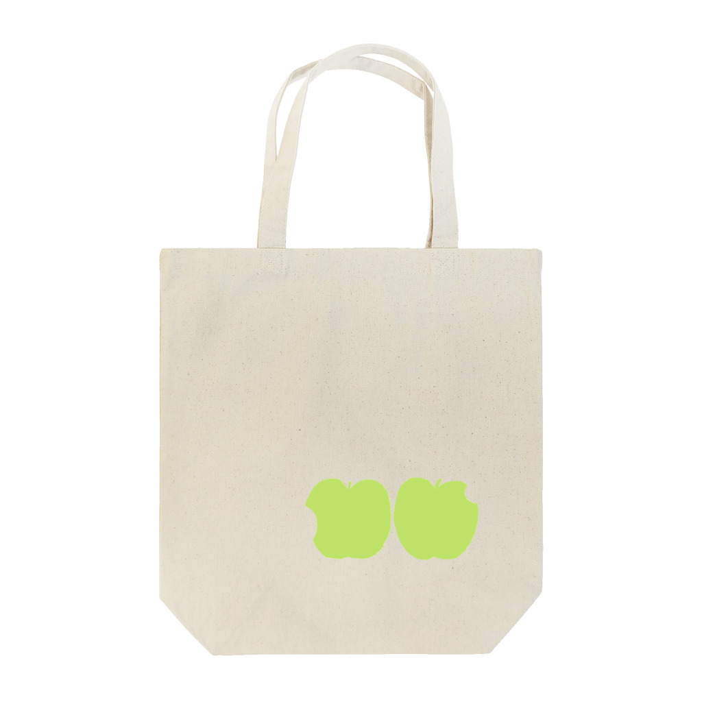 ふたごのりんごやさんのふたごの青りんご Tote Bag