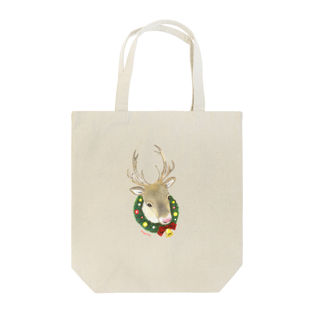 わたべ　めぐみのChristmas Reindeer Tote Bag