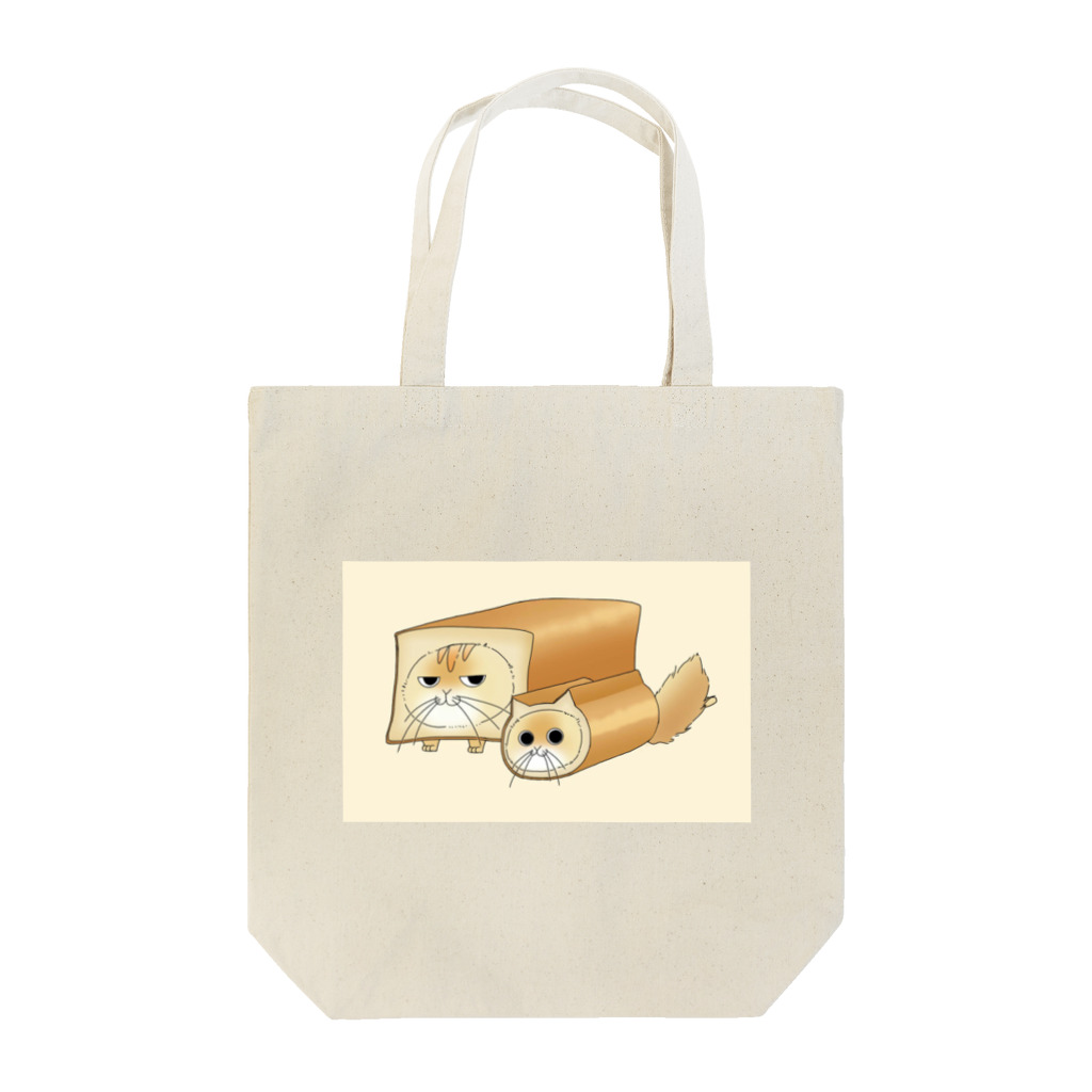 カサネの食パン猫 トートバッグ
