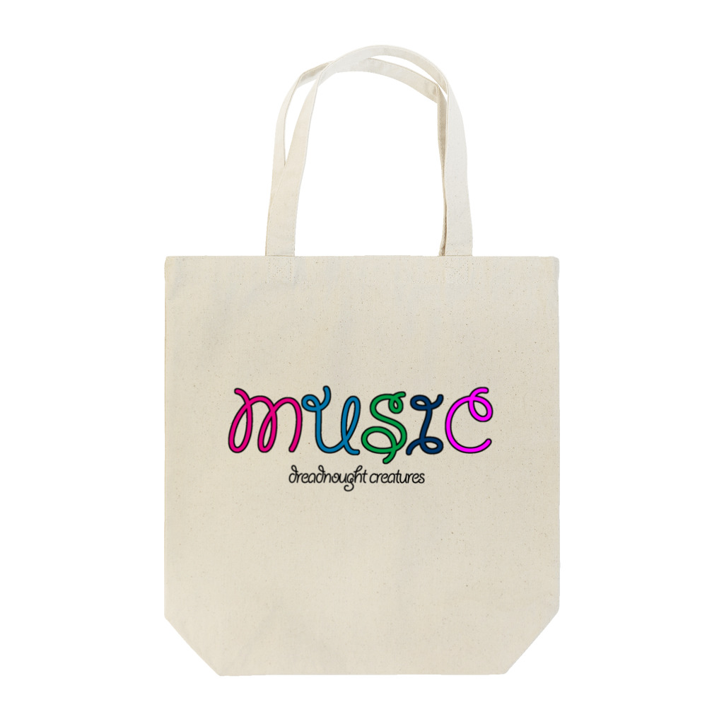 dnc_TheShopのstrings music トートバッグ