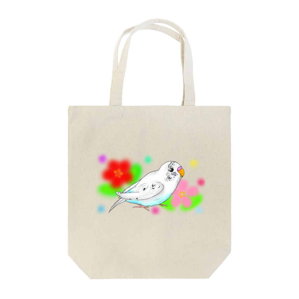 Lily bird（リリーバード）のセキセイインコのピーコちゃんⅡ Tote Bag