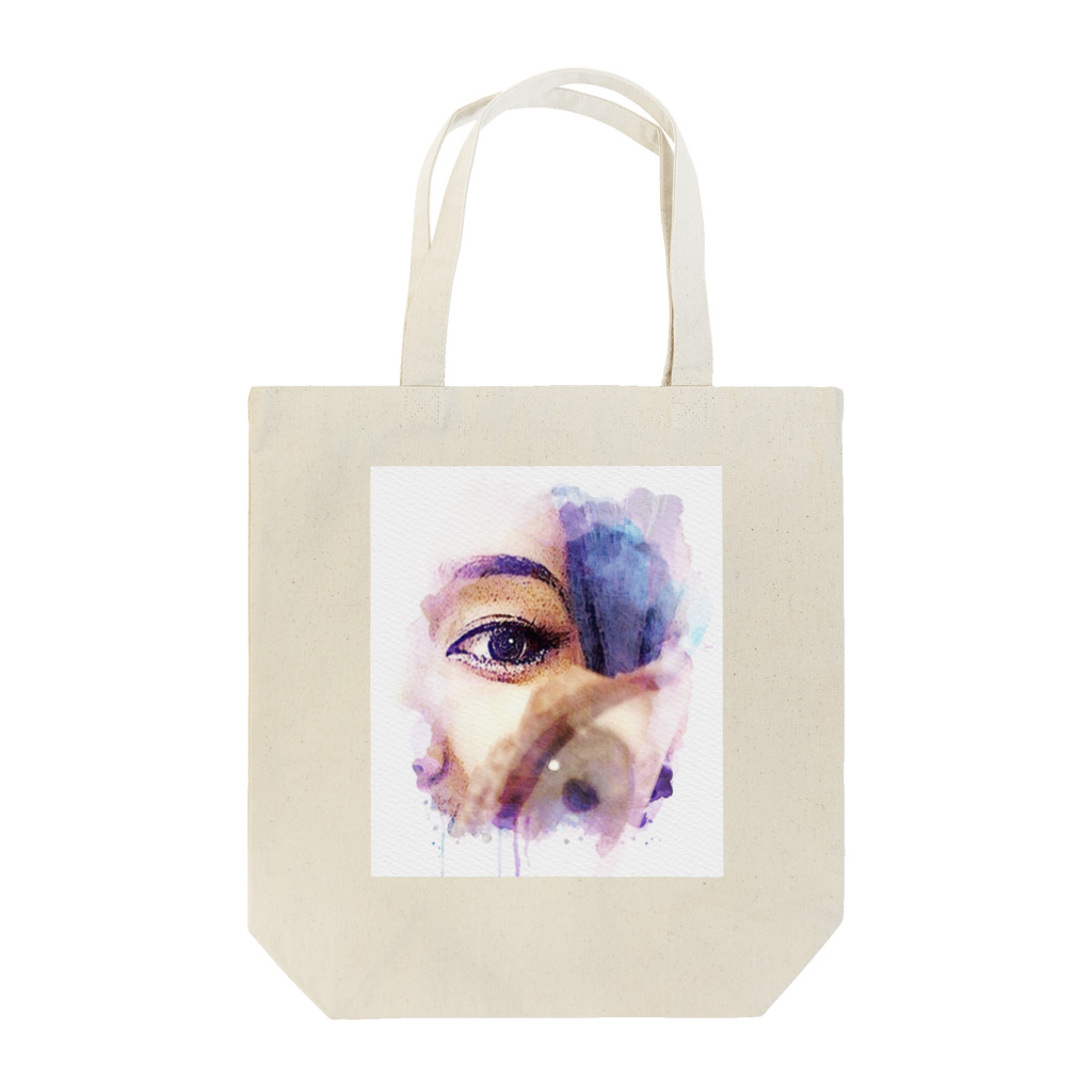 だまちゃんの生きてる世界のあおいかみ Tote Bag