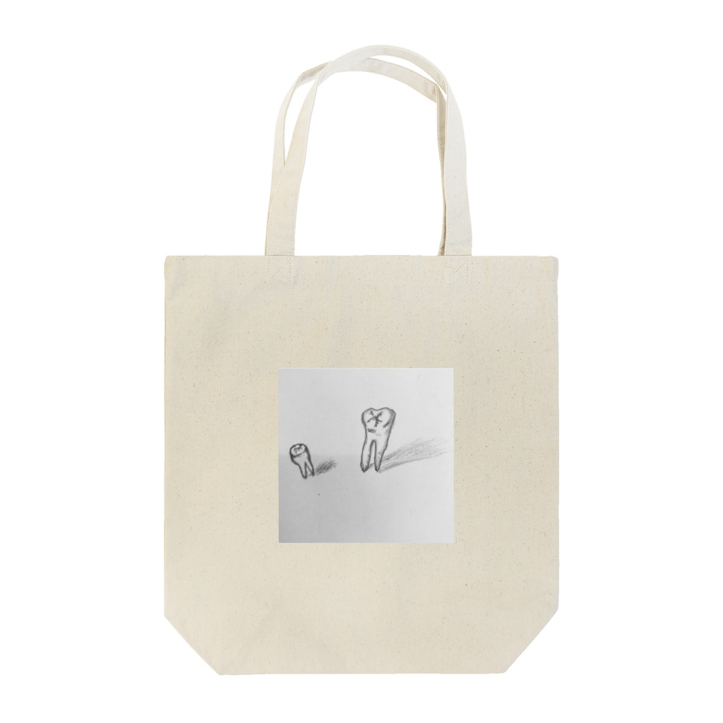 madmaiの歯の親子　シシ「子歯」とハハハ「母歯」 Tote Bag