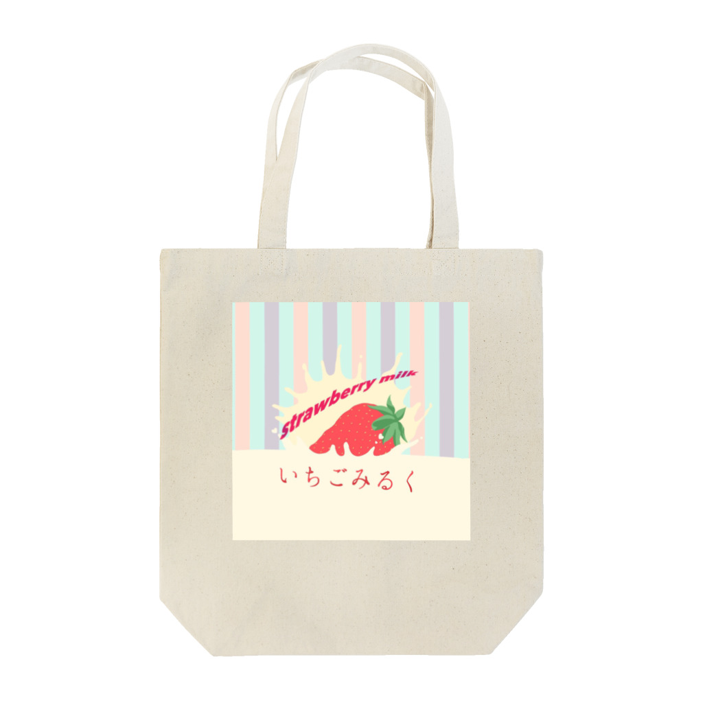 東江のいちごみるくクラウン Tote Bag