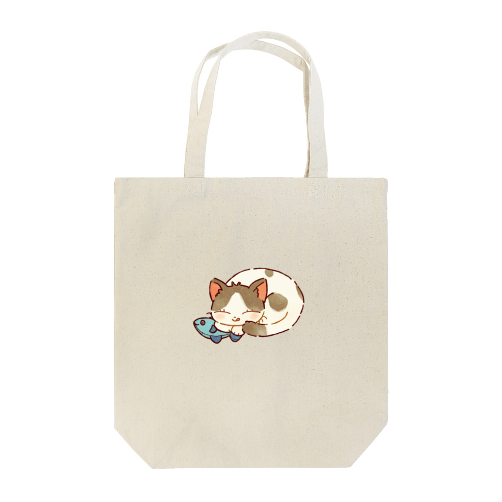 Tourney Juneのおねむねこすけ（ハチワレ） Tote Bag