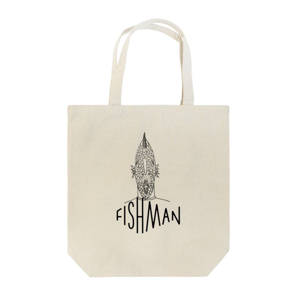 Japan Postmodern FederationのFISHMAN-fm01 Tote Bag