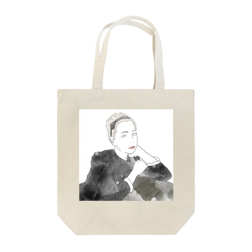 monacoocの青い目の女の子 Tote Bag