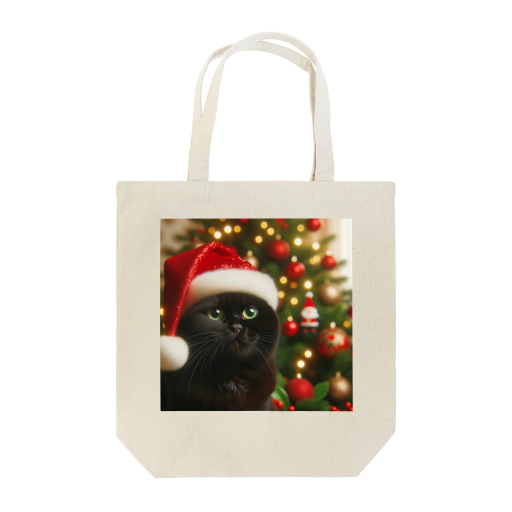 kurone🐈‍⬛の黒猫のクリスマス🐈‍⬛🎄 Tote Bag