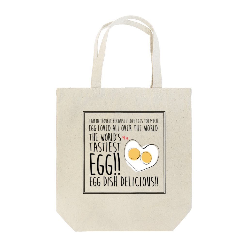 EGG MORE!!のEGG BELIEVER Tote Bag
