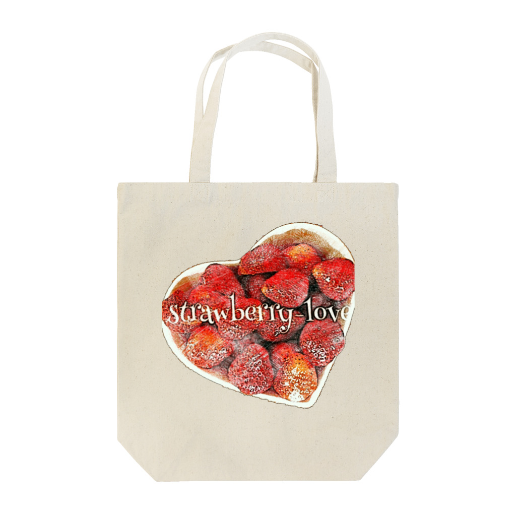 beautiful_aのstrawberry love Tote Bag