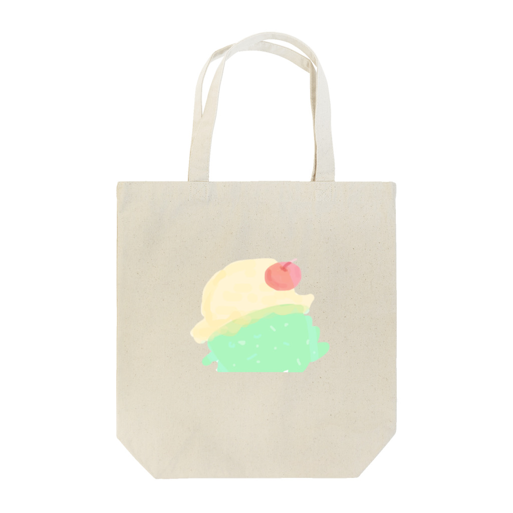 もぐもぐかんぱにー。のきらきらしゅわわなクリームソーダ Tote Bag