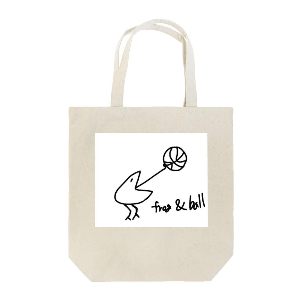 T.Takaのfrog & basketball(バスケ) Tote Bag