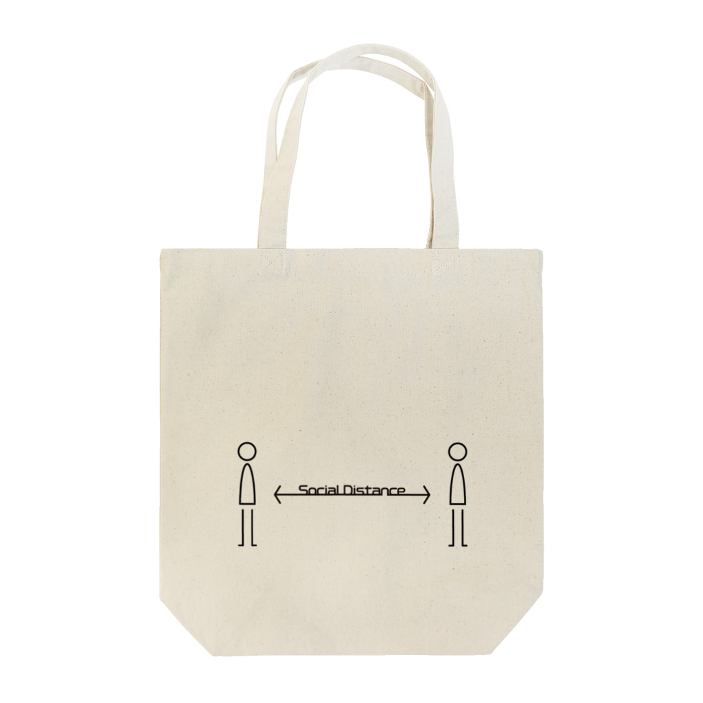 mii_shiiのSocial Distance -2m離れて- Tote Bag