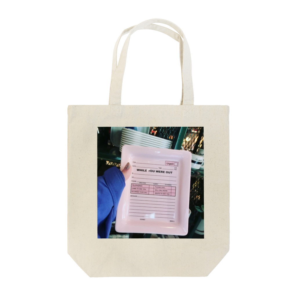 ニューヨークのお皿 Tote Bag