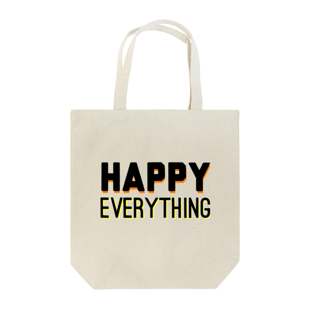 FUN TIMES POSITIVE VIBES。 のHAPPY EVERYTHING Tote Bag