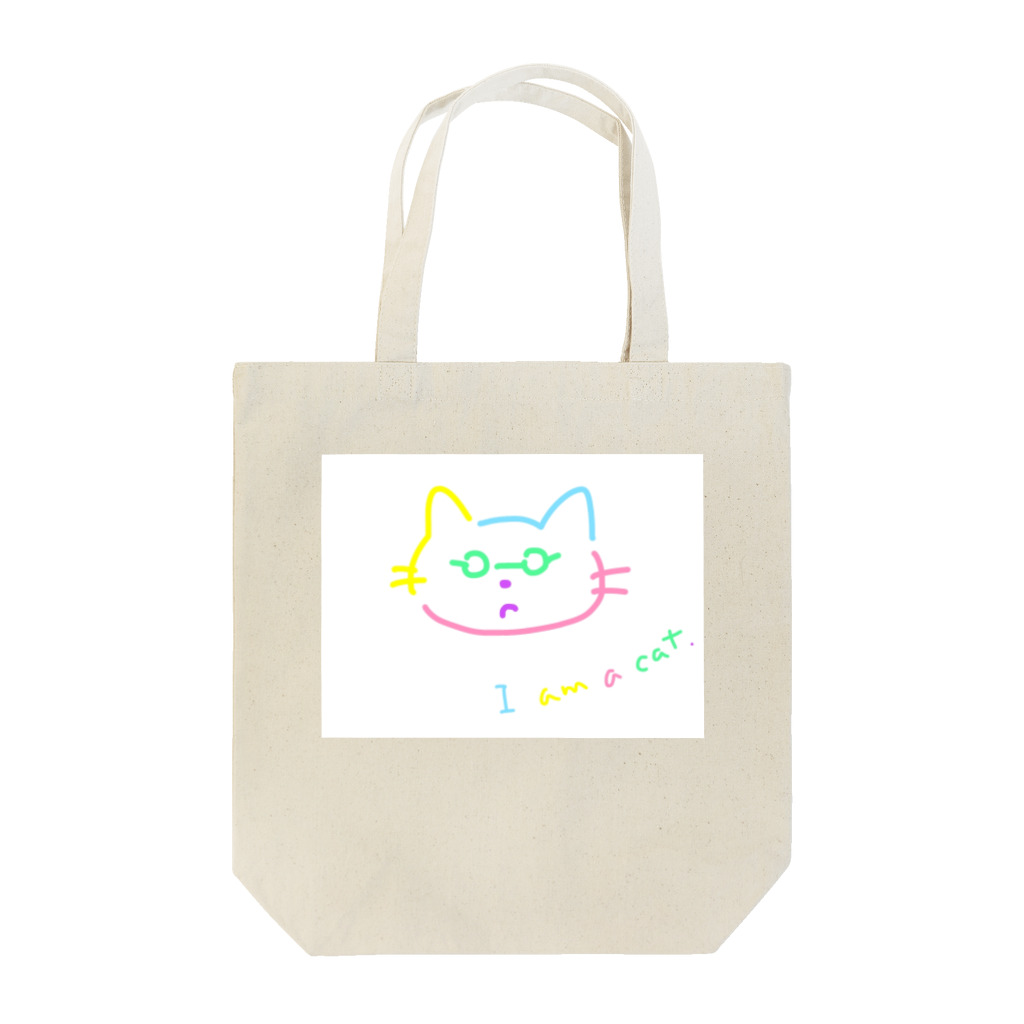 月曜日に乾杯の不満げなネコ Tote Bag