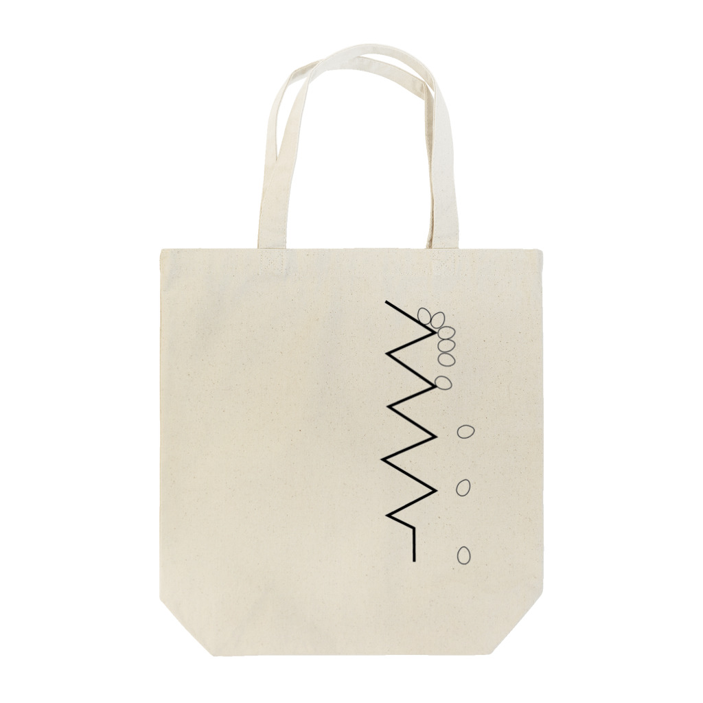 egg Mのたまご落ちる Tote Bag