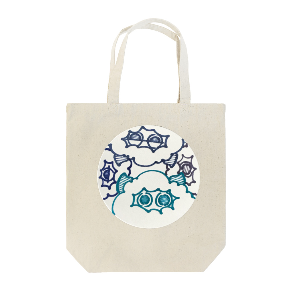 38_のもふもふないきもの Tote Bag