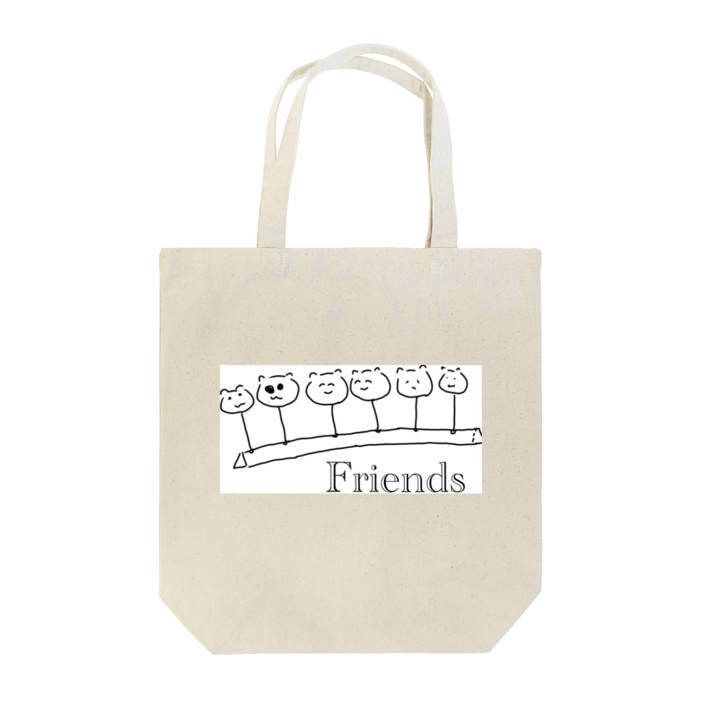 売店のFriends(モノクロ) Tote Bag